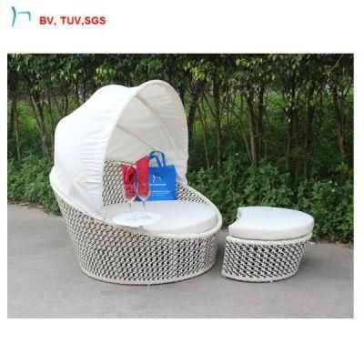 Synthetic Rattan Bedroom Furniture Lounge Bed Bench