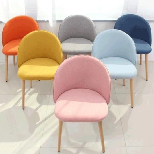 Nordic Dressing Backrest Princess Chair Bedroom Dressing Stool Casual Chair