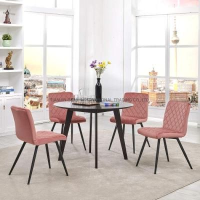 Home Kitchen Restaurant Chair Comfortable Special Design High Back Soft Seat Dining Chair