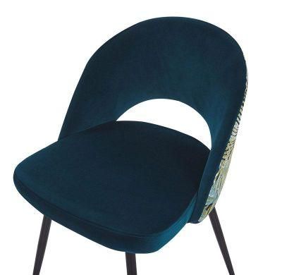 Traditional Velvet Surface Hotel Restaurant Home Furniture Dining Chair