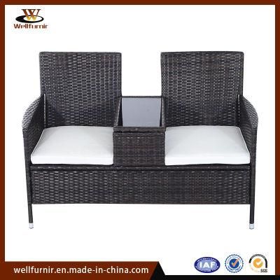 Garden Outdoor Patio Furniture Lounge Wicker/Rattan Sofa (WFD-19)