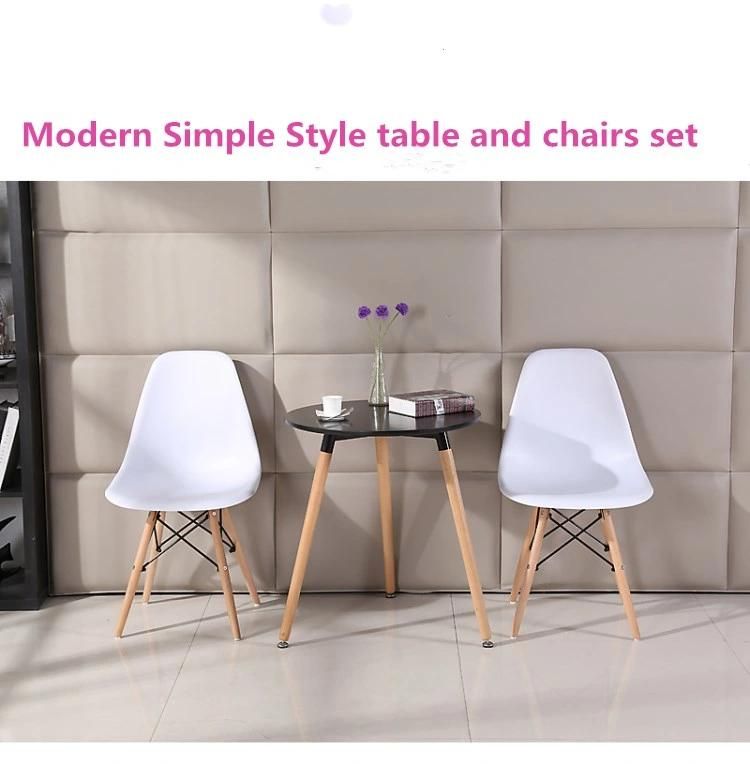 Muebles Classic Fashion Home Furniture Solid Wood MDF 80*80 Round Table for Dining Room