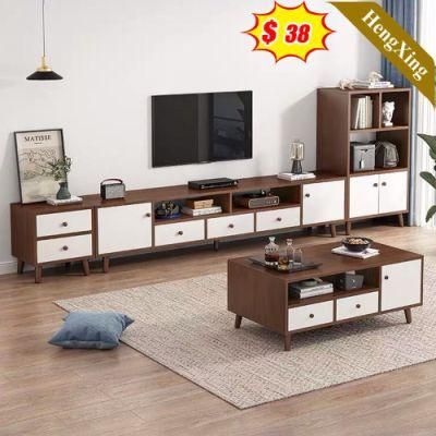 China Factory Modern Wooden Home Living Room Bedroom Furniture Storage Wall TV Cabinet TV Stand Coffee Table (UL-22NR60201)