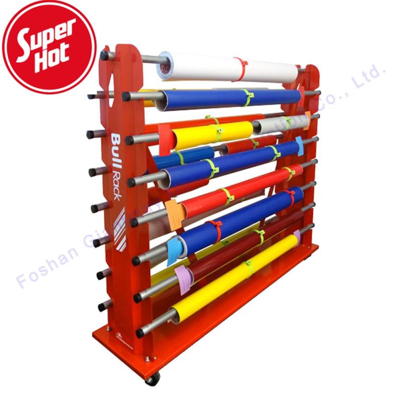 Cheap Metal Fabric Textile Carpet Display Hanging Pipe Rug Roll Rack