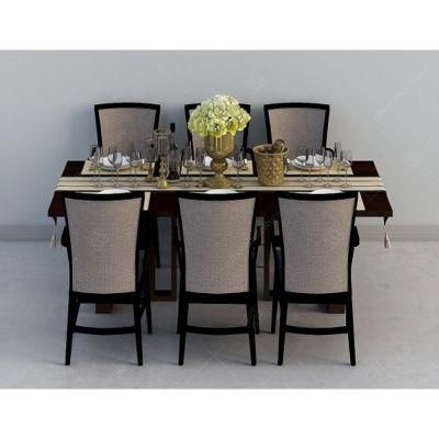 Strong Wooden Top Hotel Restauran Dining Room Furniture