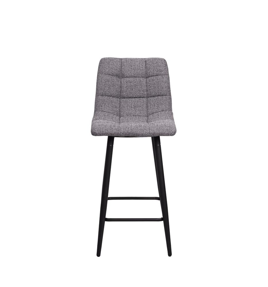 Modern Counter High Back Tall Bar Stool Velvet Fabric Breathable Comfortable Wear-Resisting Bar Chair for Kitchen Breakfast