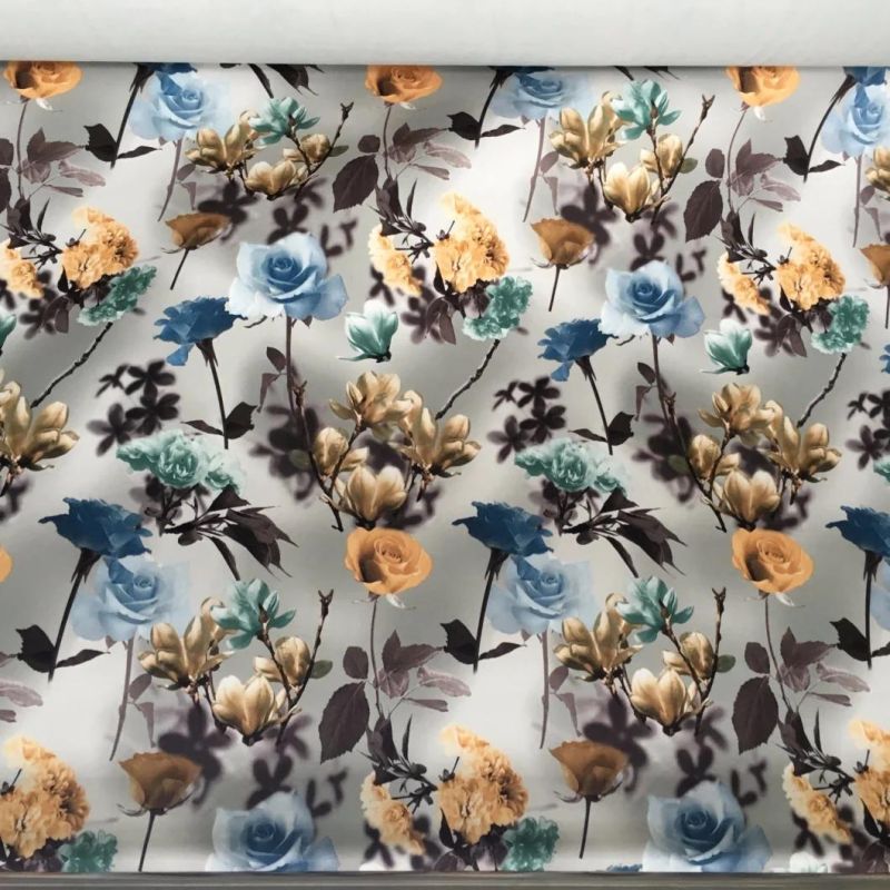 100%Polyester Printed Velvet Sofa Fabric (PR022)