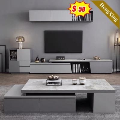 Newest Modern Wooden Home Living Room Bedroom Furniture Storage Wall TV Cabinet TV Stand Coffee Table (UL-22NR62544)