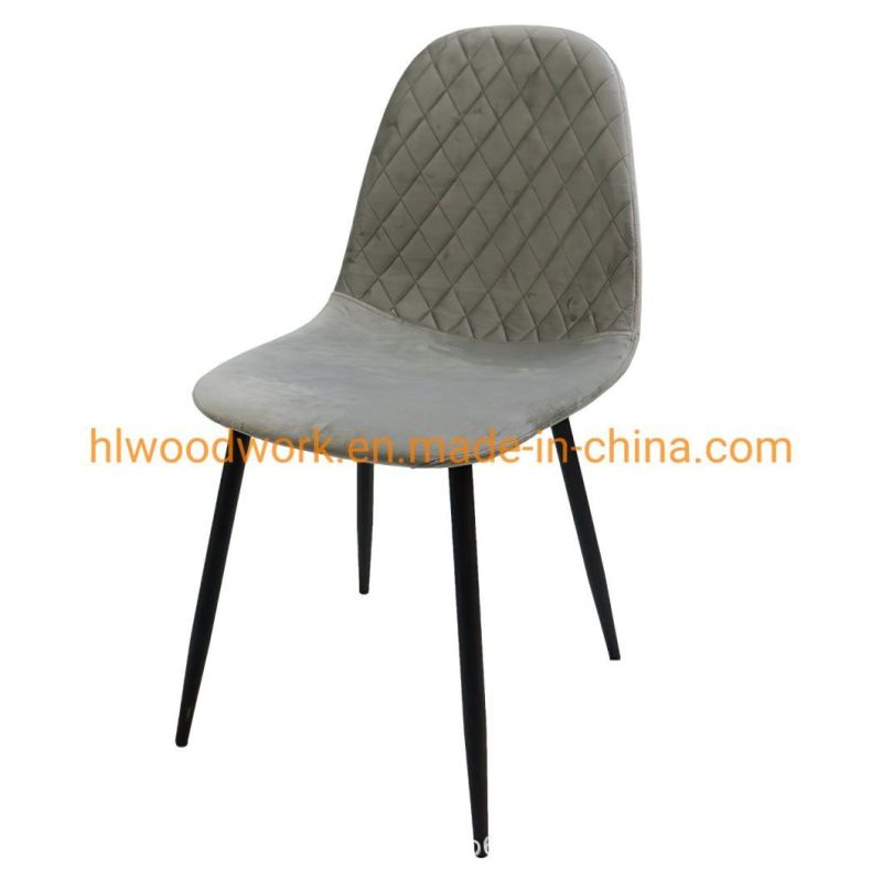 Factory Price Modern Home Furniture Hotel Restaurant Dining Chairs Sedia Da Pranzo Moderna in Velluto Modern Dining Chair Sedia Moderna