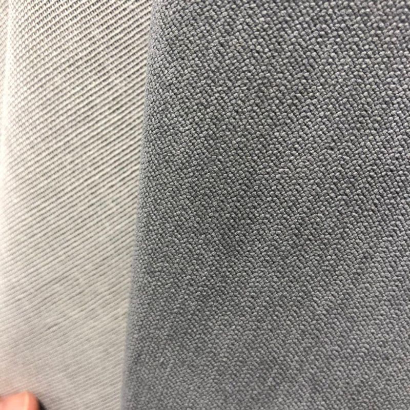 Polyester Velvet Fake Linen Sofa Fabric (QH003)