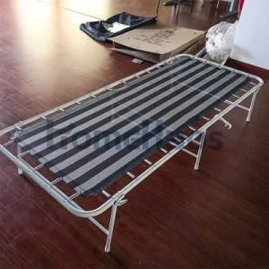 Good Quality Textilene Camping Bed Portable Folding Camping Bed