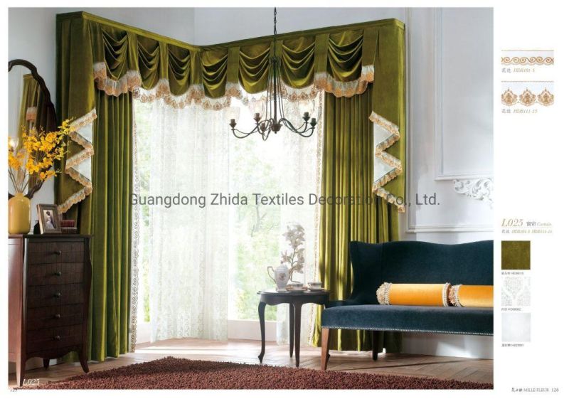 Bedroom Living Room 5-Star Hotel Luxury Upholstery Sheer Curtain