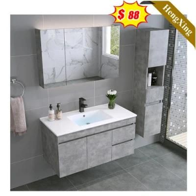 Floor Mounted Home Bathroom Furniture Wash Basin Storage MDF Board Bathroom Vanity Cabinet (UL-22BT042)