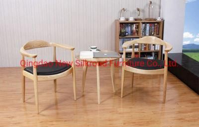Best Price High Quality Solid Wood Home Furniture Oak Wood Dining Chair with Fabric Leather Seat Chair