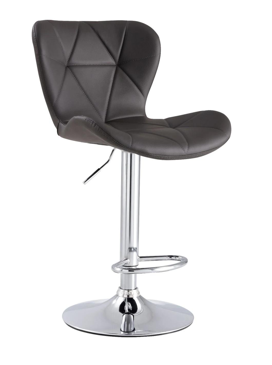 Contemporary American Style Stainless Steel Bar Chair for Indoor Use