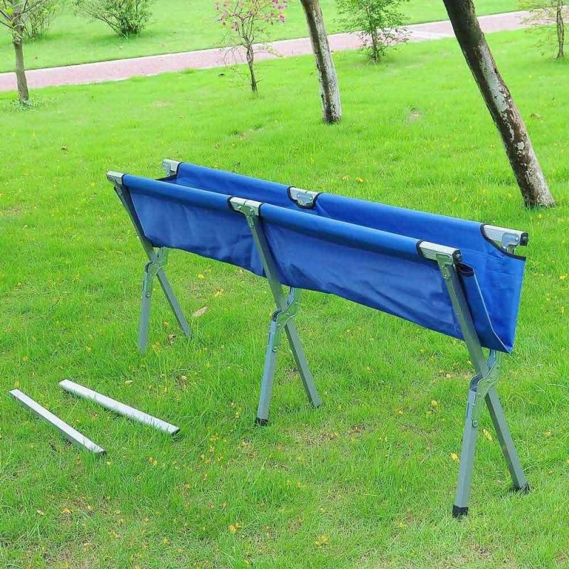 73 X 27-1/2 X 17 Large 600d Portable Folding Camping Cot W/Carrying Bag Military Army Hiking Medical Sleeping Camp Bed Hammock