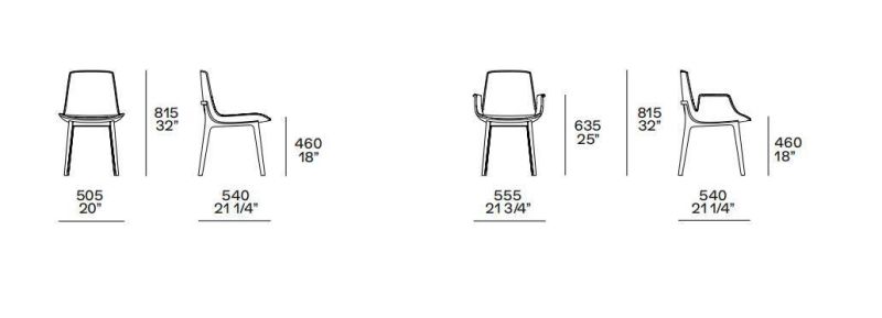 Ventura Chairs, Latest Italian Design Chair, Home Furniture Set and Hotel Furniture Custom-Made