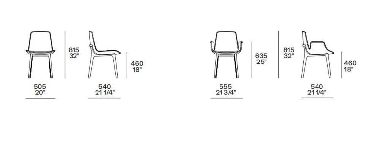 Ventura Chairs, Latest Italian Design Chair, Home Furniture Set and Hotel Furniture Custom-Made