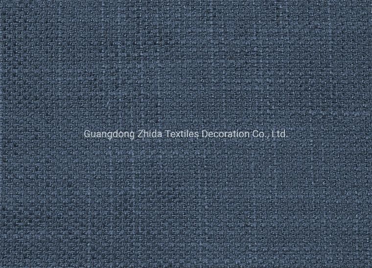 Home Textile Plain Dyed Cotton Linen Style Sofa Furniture Fabric