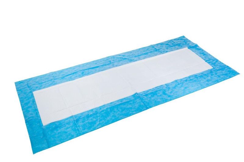 Large 100X230cm Disposable Waterproof Incontinence Bed Pad Cotton Hospital Medical Underpad