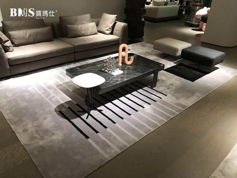 Luxury High Quality Stylish Living Room Rectangle Black Marble Coffee Table