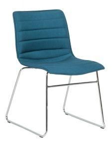 Modern Office Chair for Church/Hall with Chrome Metal Frame and Fabric Upholstered