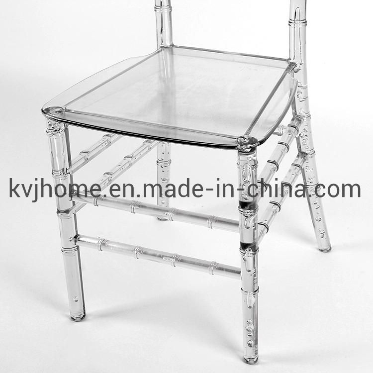 Kvj-7193 Classic Event Wedding Party Dining Stacking Crystal Chivari Chair