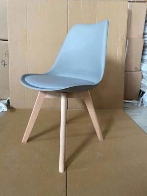 Home Furniture Italian Living Room Side Chair Sillas De Comedor Modern Plastic Restaurant Dining Chair with PU Cushion