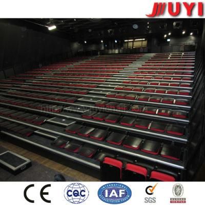 Jy-780 Classic Fabric Basketball Telescopic Plastic Bleachers Theater Seating Retractable Bleacher Seating