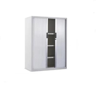 Hot Sale Metal Filing Cabinets Swing Rolling Door Cabinet Silver Color for Office Home