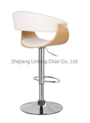 Light Luxury Nordic Industrial Style Bar Chair Modern Bar Stool Home Backrest High Stool