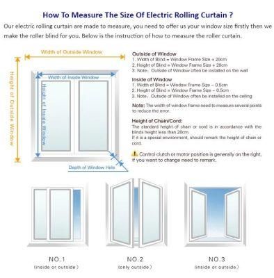 Portable Home Improvement Roller Shade Waterproof Day and Night Zebra Roller Blind