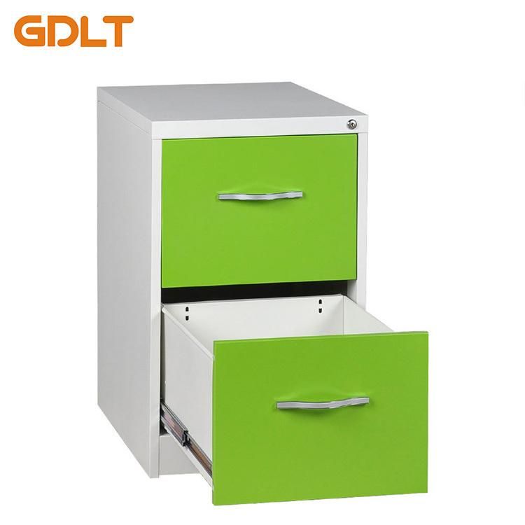 The Outer Clasp Hands 2 Drawers Metal Filing Cabinet