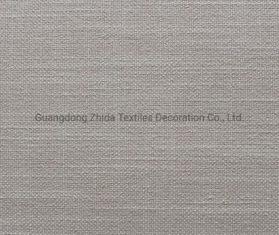 Hotel Textile Texture Polyester Cotton Linen Style Sofa Furniture Fabric