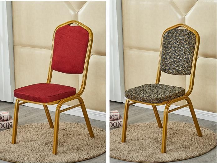 Modern Style Metal Sheet Manufacture Comfortable Banquet Dining Chair