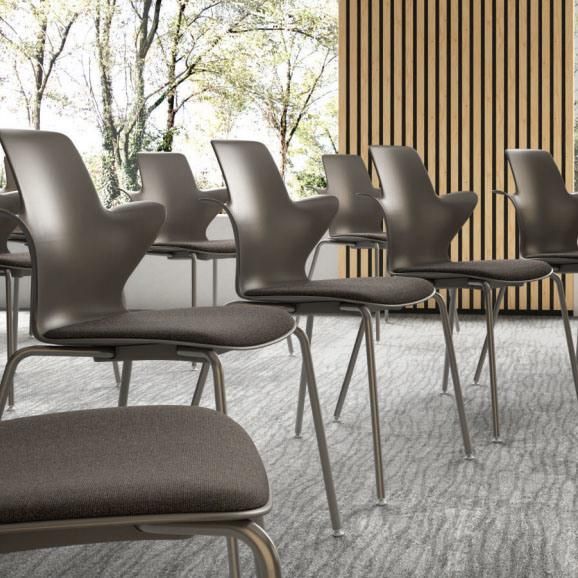 ANSI/BIFMA Standard Dining Furniture Plastic Restaurant Dining Chairs