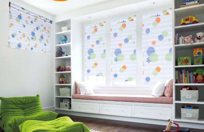 Fabric Sheer Triple Shade Window Roller Blinds