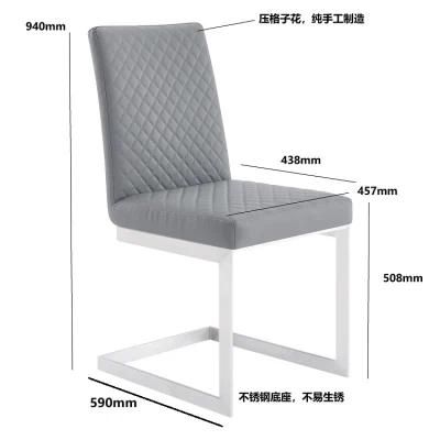 Modern Dining Furniture Dining Chair Stainless Steel Chair