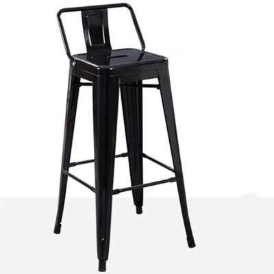 Cadeira De Bar Home Iron Bar Chairs Industrial Low Back Tolix Metal Bar Counter Stool