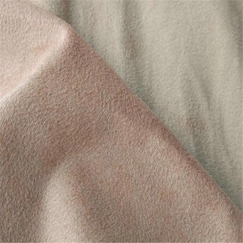 for Sofa Woven Polyester Sea-Island Filament Brush Warp Suede Fabric