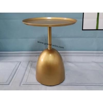 Luxury Italian Style Round Stainless Side Table Tea Coffee Table