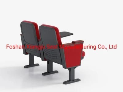 2021 New Design Plastic Auditorium Chairs with Arms for Theater Hall