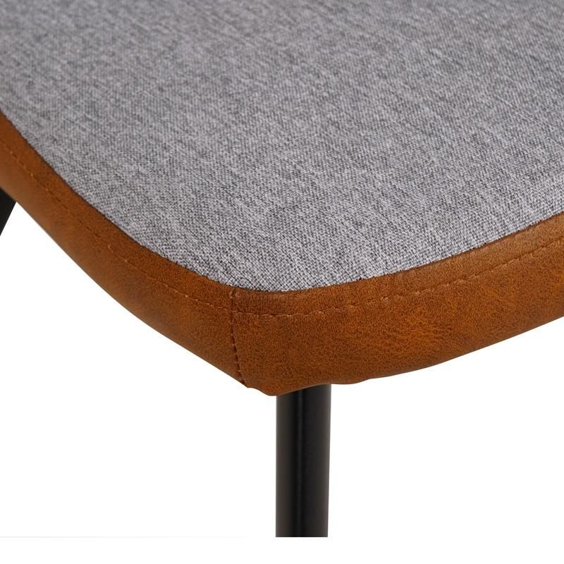 Dining Room Furniture Spy Fabric Front PU Back Modern Dining Chair