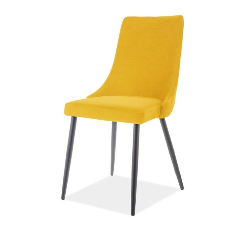Newly Design Metal Frame and Fabric Cover Dining Chair for Home