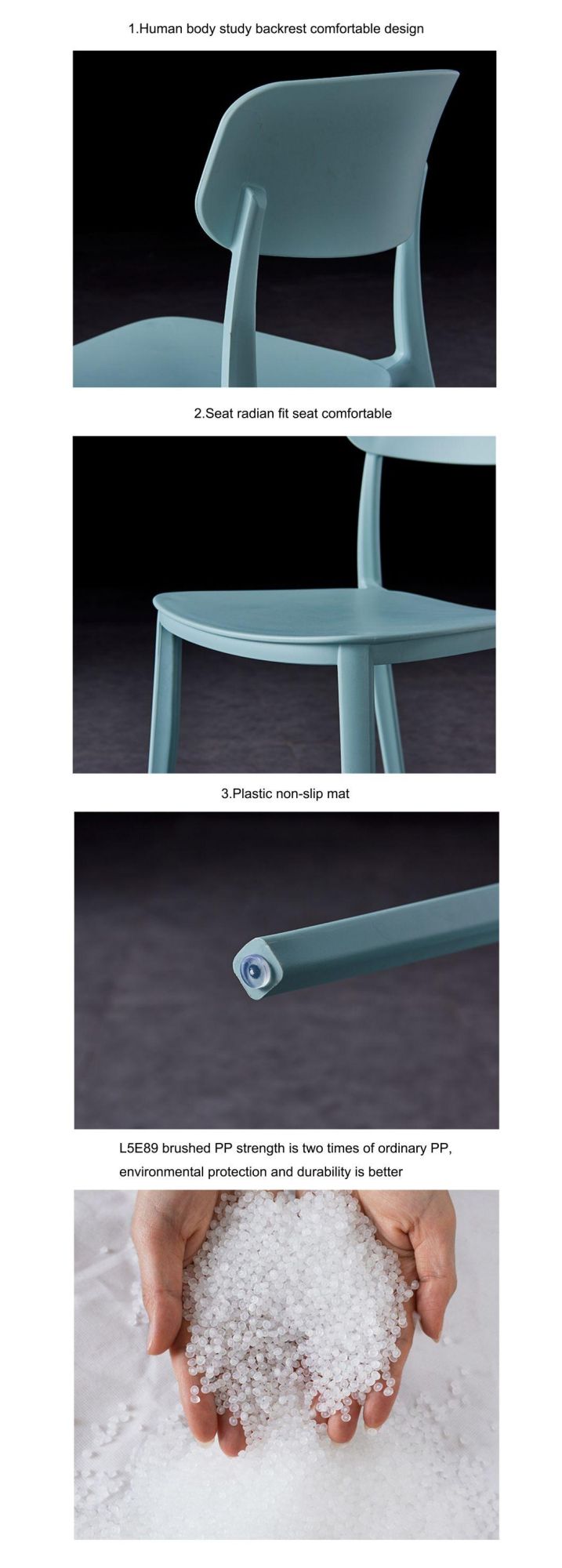 Colors Plastic Dining Room Chair, Dining Chair