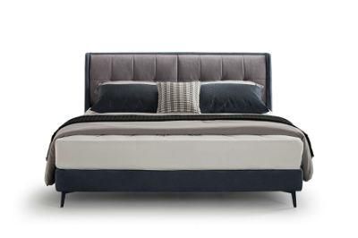 BMS Italian Style Modern Contemporary Space Saving Queen Size Bed in Fabric or Leather