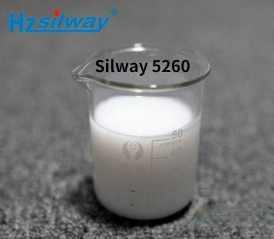 Polydimethylsiloxane Aqueous Emulsion Silway 5260 Particle Size 90-800 Excellent Stability