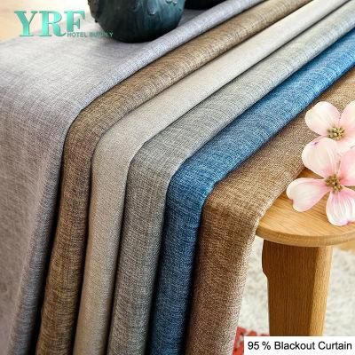 Made in China Linen Soft Plain Curtain Fabric Vertical Blind for Apartment