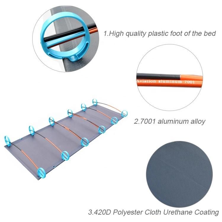 Aluminum Outdoor Military Folding Camping Cot