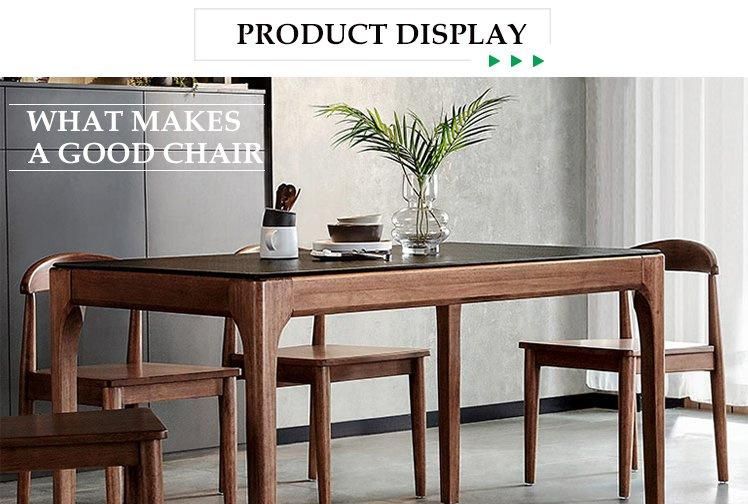 Furniture Modern Furniture Chair Home Furniture Wooden Furniture Modern Unique Design Solid Oak Wood Classic Furniture Dining Room Chair with Wood Legs